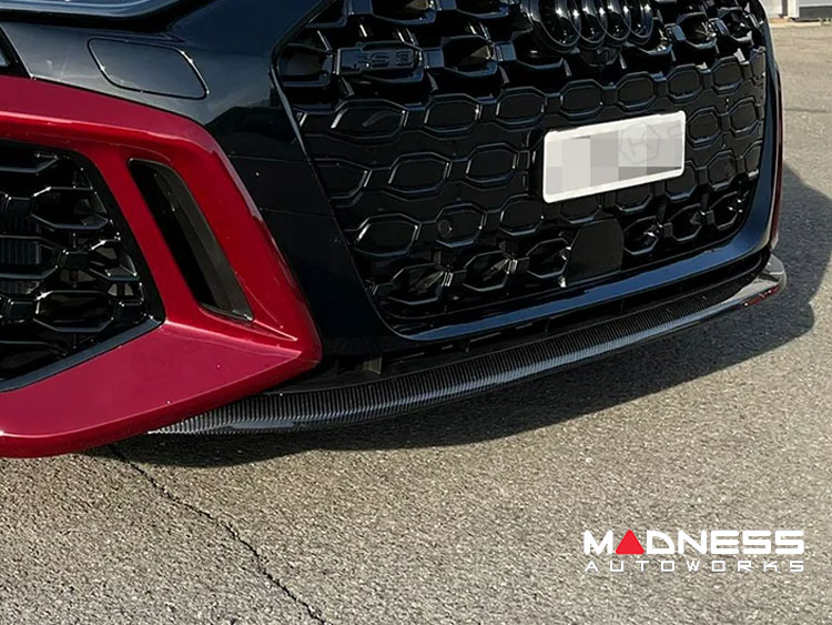 Audi RS3 Front Splitter Lip - Carbon Fiber - 2021+ models